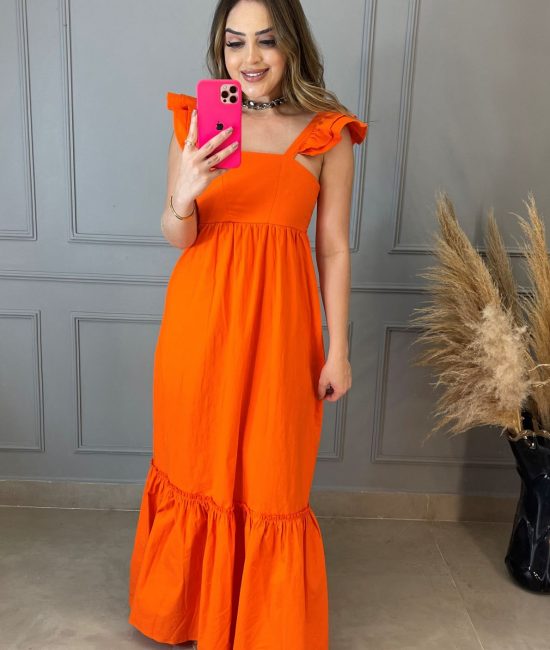 redeguriastore com br vestido longo manga princesa laranja