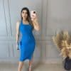 Vestido kardashian Ribana - Azul - Rede Guria Store