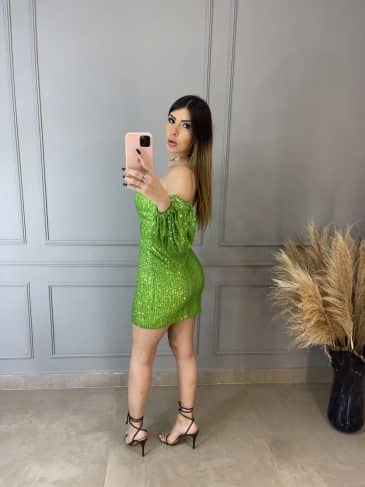 Vestido Perla Paetê - Lima - Rede Guria Store