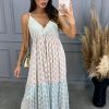Vestido Mariah Indiano - Azul/Rosa - Rede Guria Store