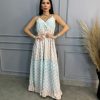 Vestido Mariah Indiano - Azul/Rosa - Rede Guria Store