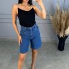 Bermuda Jeans Jorts New - Lavagem Média - Rede Guria Store