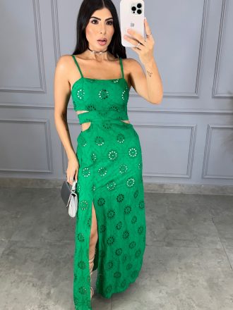 Vestido Jordânia Laise - Verde - Rede Guria Store