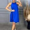 Vestido Curto  Alto Verão - Azul - Rede Guria Store