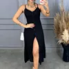 Vestido Natalia Listrado - Nude - Rede Guria Store