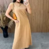 Vestido Lya Algodão - Nude - Rede Guria Store