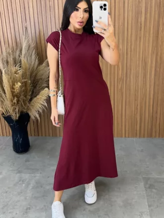 Vestido Lya Algodão - Cherry - Rede Guria Store