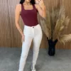 Calça Skinny Modeladora - Off - Rede Guria Store