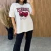 T-shirt Cherries - Off - Rede Guria Store