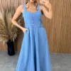 Vestido Diana Jeans - Lavagem Média - Rede Guria Store
